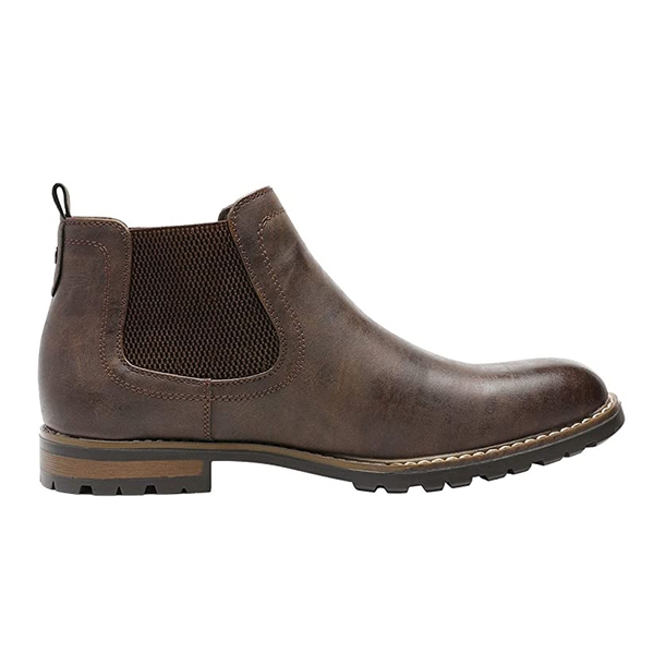 Men's Timeless Chelsea Ankle Boots - DARK BROWN - 2